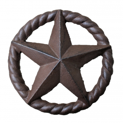 56693- CAST IRON STAR WALL DECOR 